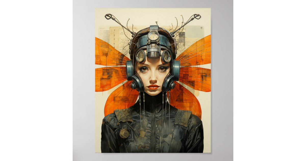 Fantasy Insect Woman Poster | Zazzle