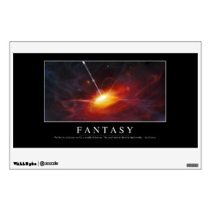 Fantasy: Inspirational Quote Wall Decal