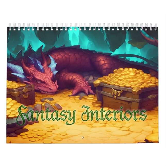 Fantasy Interiors Calendar (Cover)