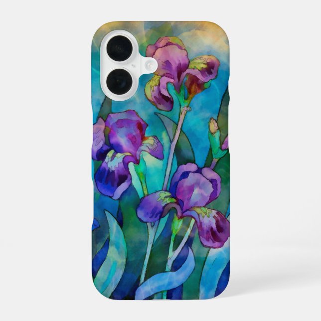 Fantasy Irises   iPhone Case (Back)
