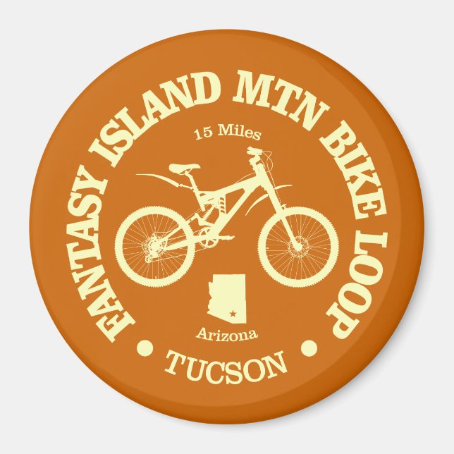 Fantasy Island MTB Loop (cycling) Magnet (Front)