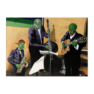 Fantasy Jazz Musicians Wall Art Acrylic Print