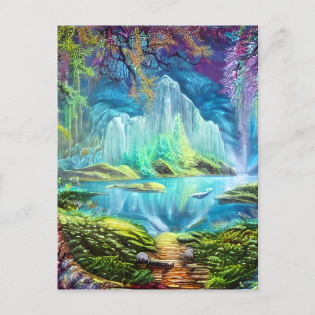 Fantasy Lake Postcard (Front)