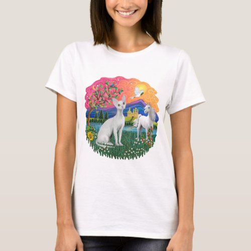 Fantasy Land ff _ Devonshire Rex cat T_Shirt