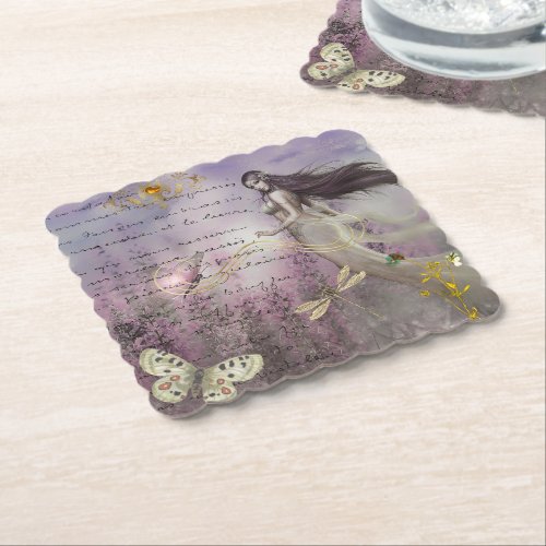 Fantasy Land  Gift Box Paper Coaster