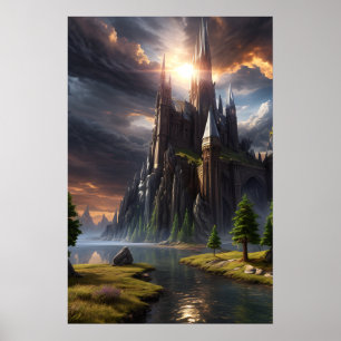 Fantasy Landscape Poster