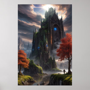 Fantasy Landscape Poster