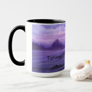 Fantasy Landscape Purple Mug