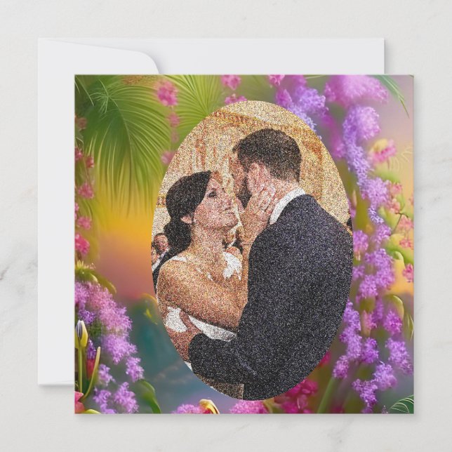 Fantasy landscape, tropic and dreamy   save the date (Front)