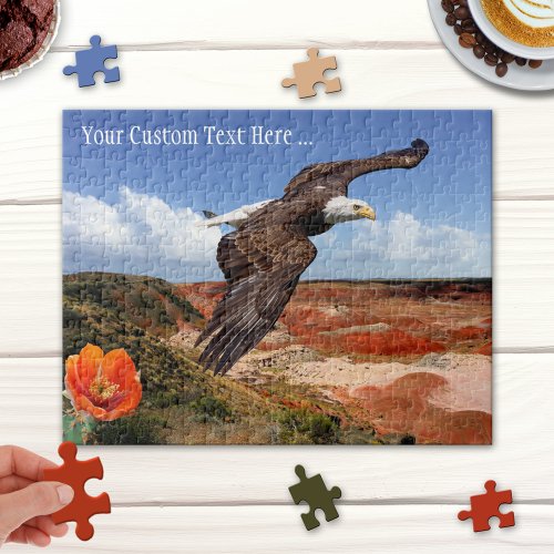 Fantasy Landscape with Bald Eagle Puzzle