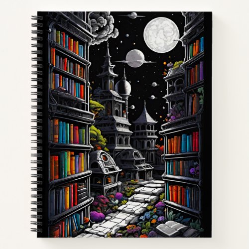 Fantasy Library Notebook