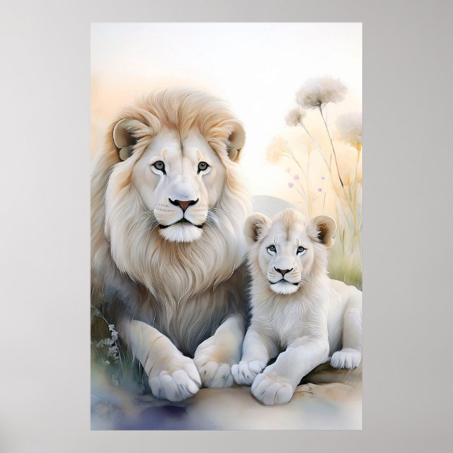 Fantasy Lion Poster (Front)