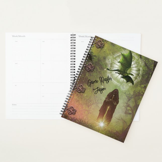 Fantasy Magic and Dragons Planner (Display)