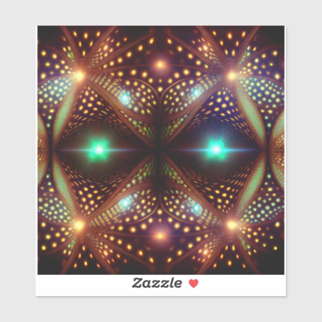 Fantasy Mandelbrot Fractal Sticker (Sheet)