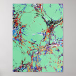 Fantasy Marbled Poster at Zazzle