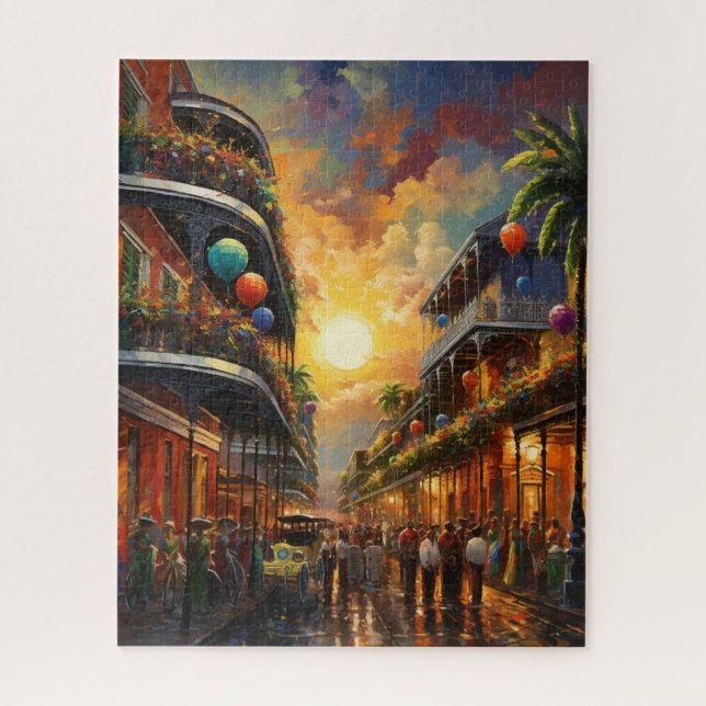 Fantasy Mardi Gras Colors  Jigsaw Puzzle (Vertical)