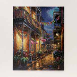 Fantasy Mardi Gras Colors Jigsaw Puzzle