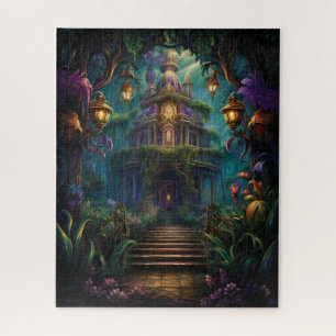 Fantasy Mardi Gras Colors Jigsaw Puzzle