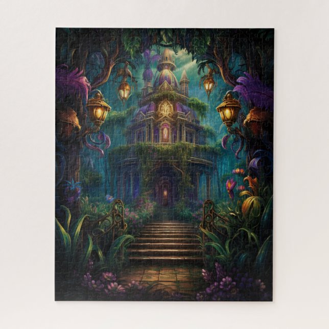 Fantasy Mardi Gras Colors  Jigsaw Puzzle (Vertical)