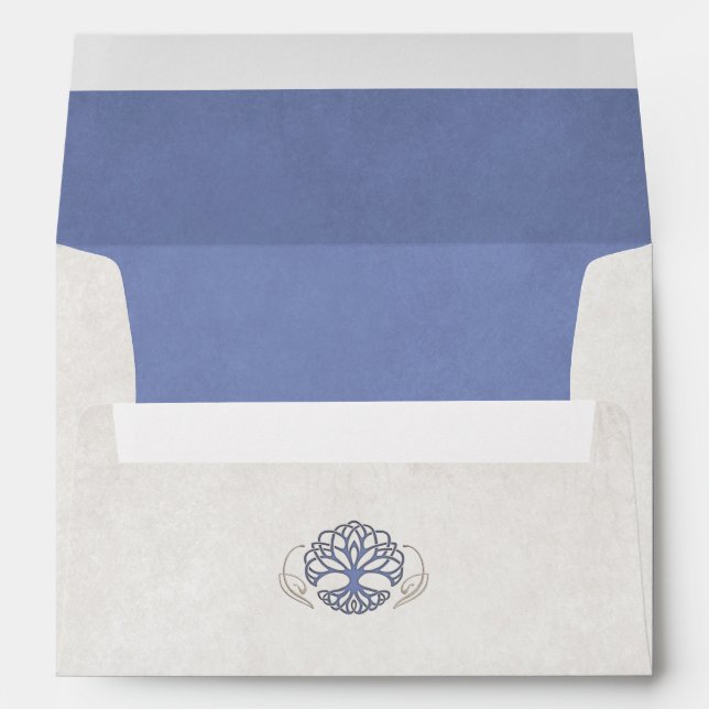 Fantasy Medieval Celtic Wedding Envelope (Back (Bottom))