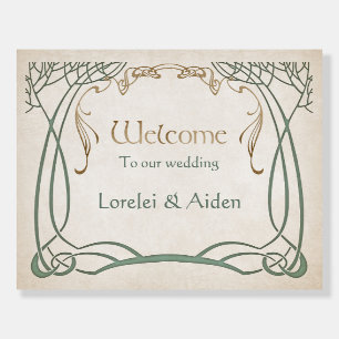 Fantasy Medieval Celtic Wedding Foam Board