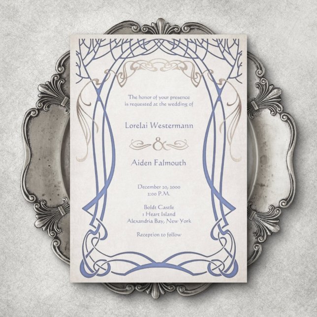Fantasy Medieval Celtic Wedding Invitation (Creator Uploaded)