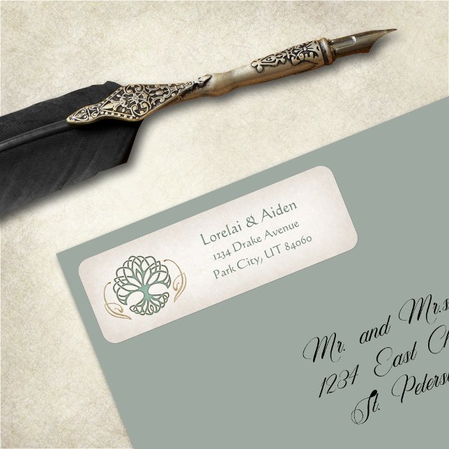Fantasy Medieval Celtic Wedding Label (Creator Uploaded)