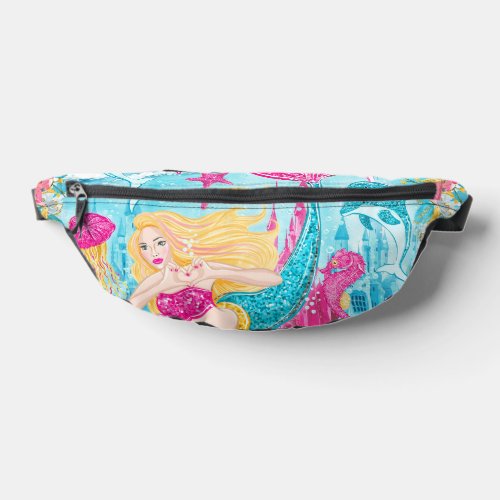 Fantasy Mermaid and Dolphins  Fanny Pack