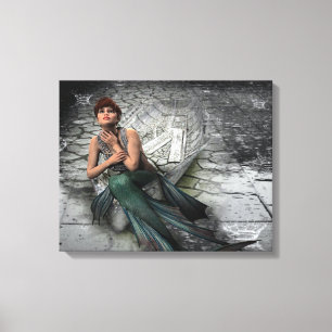 Fantasy Mermaid Fairy Tale Canvas Print