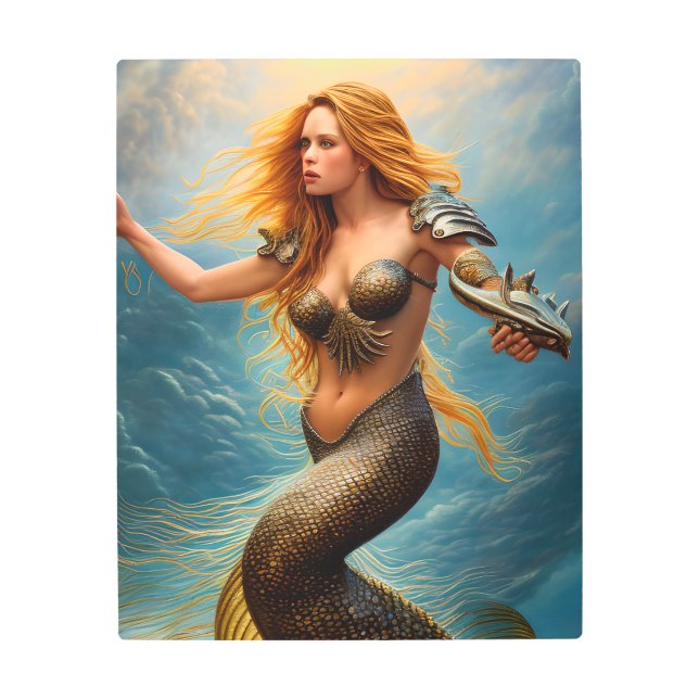 Fantasy Mermaid - Fantasy Art - Mermaid Art  (Front)
