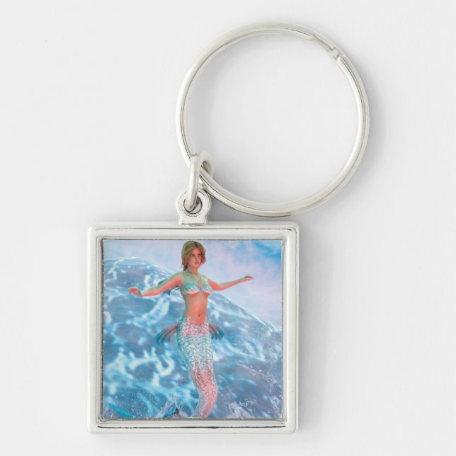 Fantasy Mermaid Keychain (Front)
