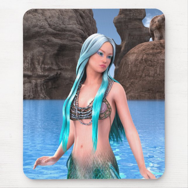 Fantasy Mermaid Mouse Pad (Front)