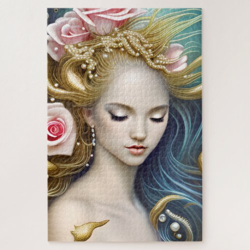 Fantasy Mermaid Painting Jigsaw Puzzle