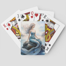 Fantasy Mermaid Playing Cards