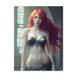 Fantasy Mermaid Postcard