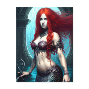 Fantasy Mermaid Postcard