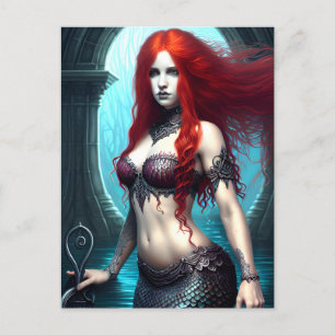 Fantasy Mermaid Postcard