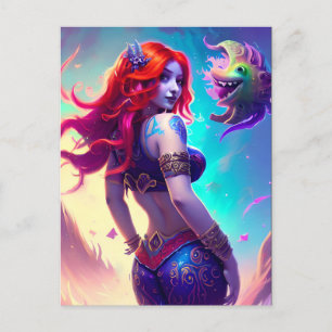 Fantasy Mermaid Postcard