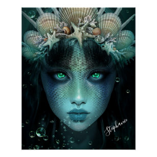 Fantasy Mermaid  Poster