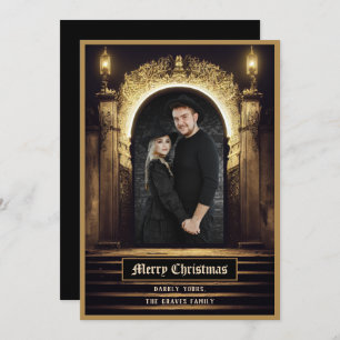 Fantasy Merry Christmas Holiday Card