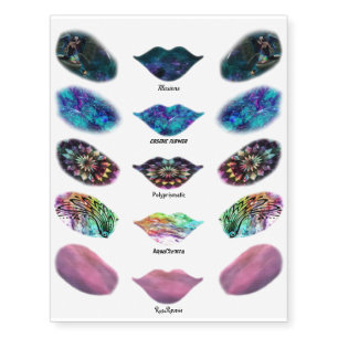 Fantasy Mix Make up Kit Temporary Tattoos