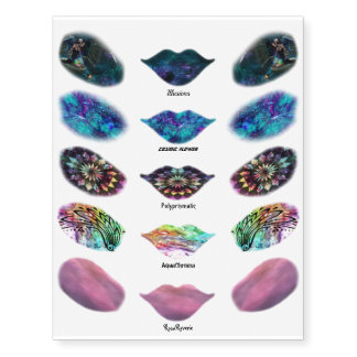 Fantasy Mix Make up Kit Temporary Tattoos