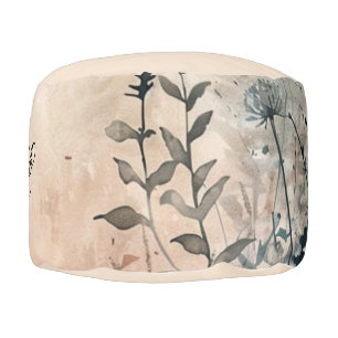 *~* Fantasy MONOGRAM Forest Neutral Dreamy 82 Pouf
