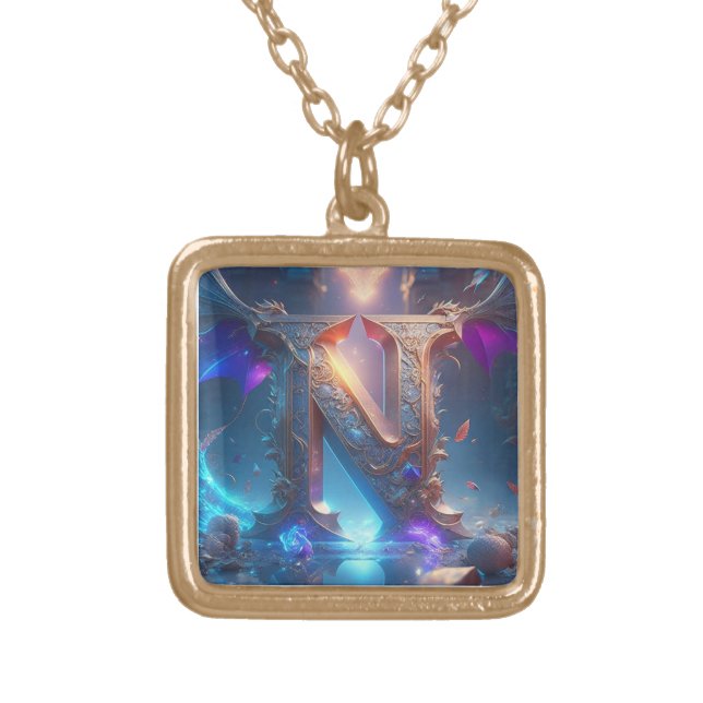 Fantasy Monogram N - Necklace (Front)