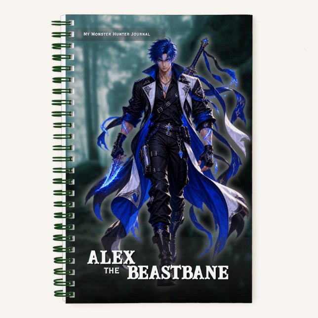 Fantasy Monster Beastbane Adventure Notebook (Front)