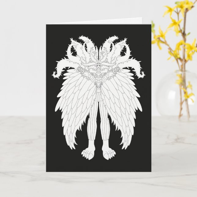 Fantasy Monster Card (Yellow Flower)