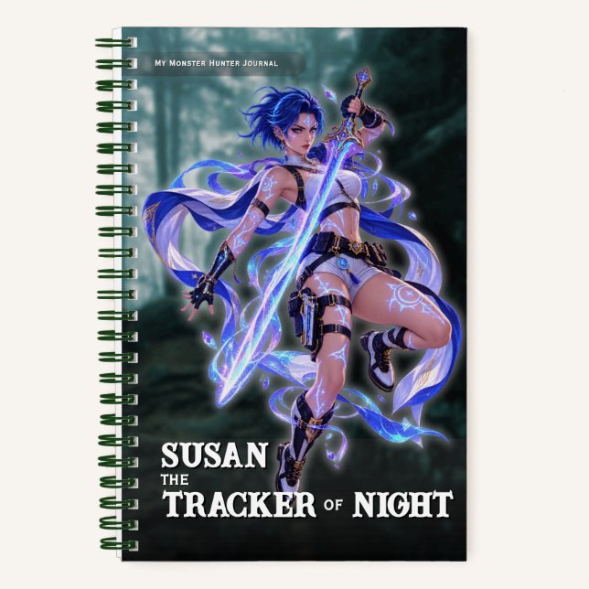 Fantasy Monster Hunter Adventure Notebook (Front)
