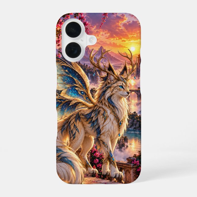 Fantasy moon design  iphone case (Back)