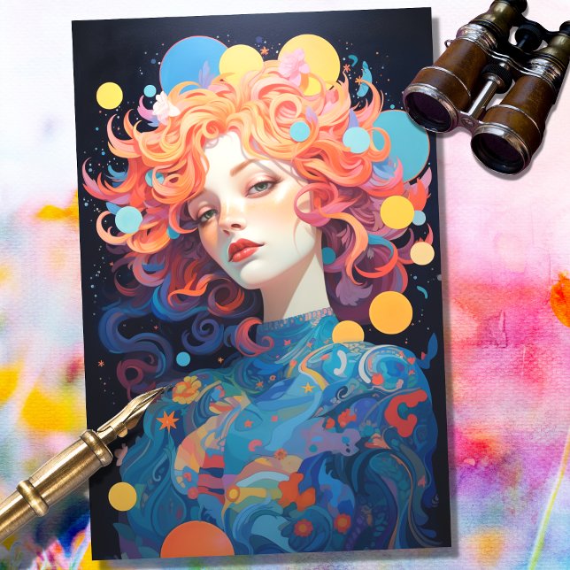 Fantasy Moon Girl 3 Decoupage Paper (Creator Uploaded)