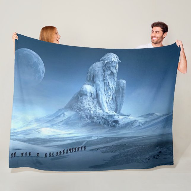 FANTASY MOUNTAIN FLEECE BLANKET (In Situ)